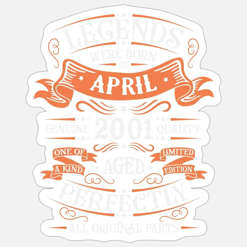 Jahre der Exzellenz April 2001 Geschenk Sticker Größe S (10 x 10 cm)
