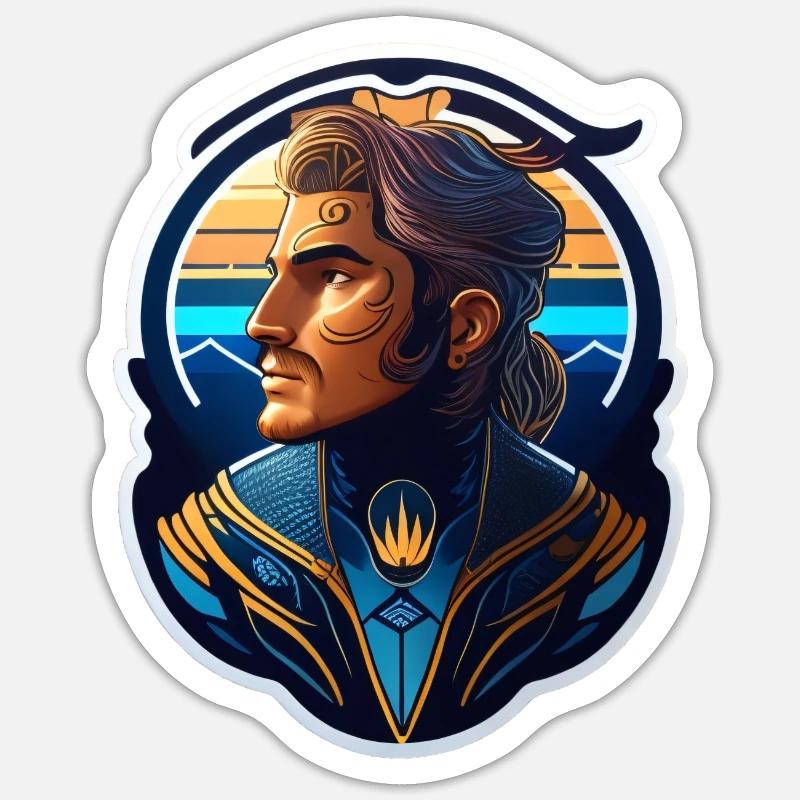 The One - Sticker size S (10 x 10 cm) - white matte