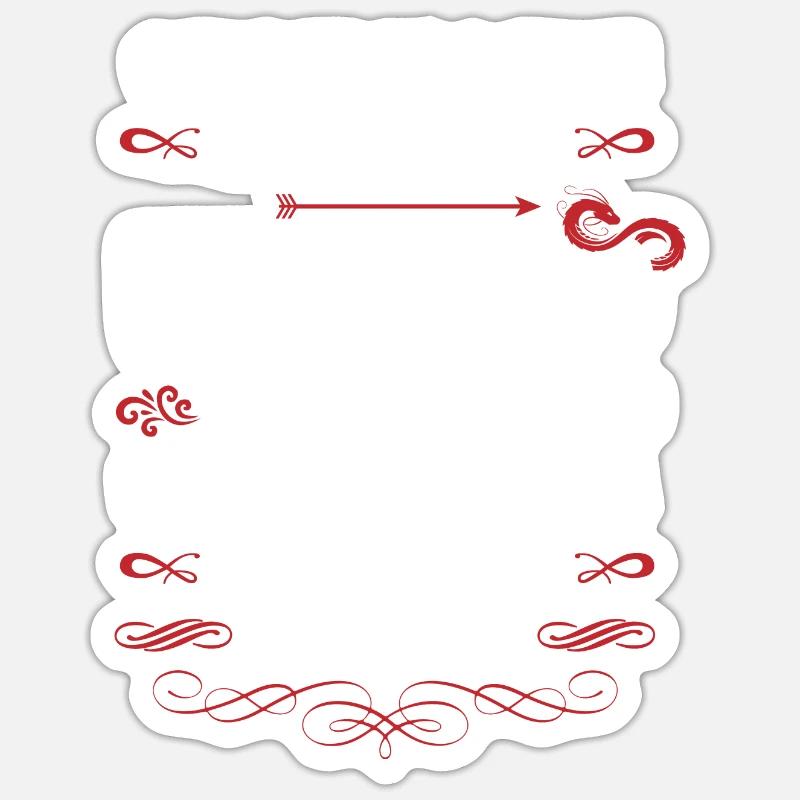 Es war einmal eine Legende. Dezember 2001 Geburtst Sticker Größe S (10 x 10 cm)