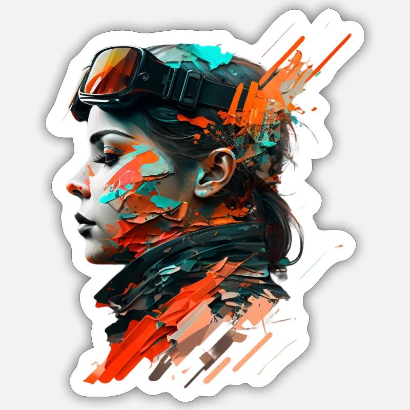 Sticker Größe S (10 x 10 cm) - 