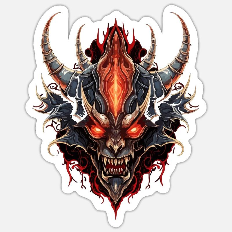Devil Teufel Sticker size S (10 x 10 cm)