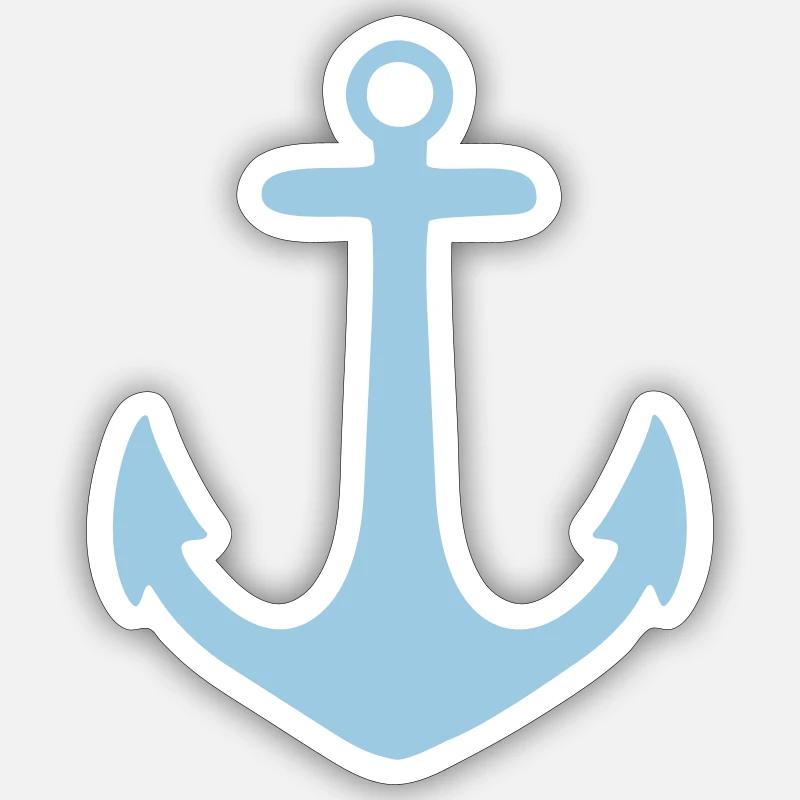 Anchor Sticker size S (10 x 10 cm)