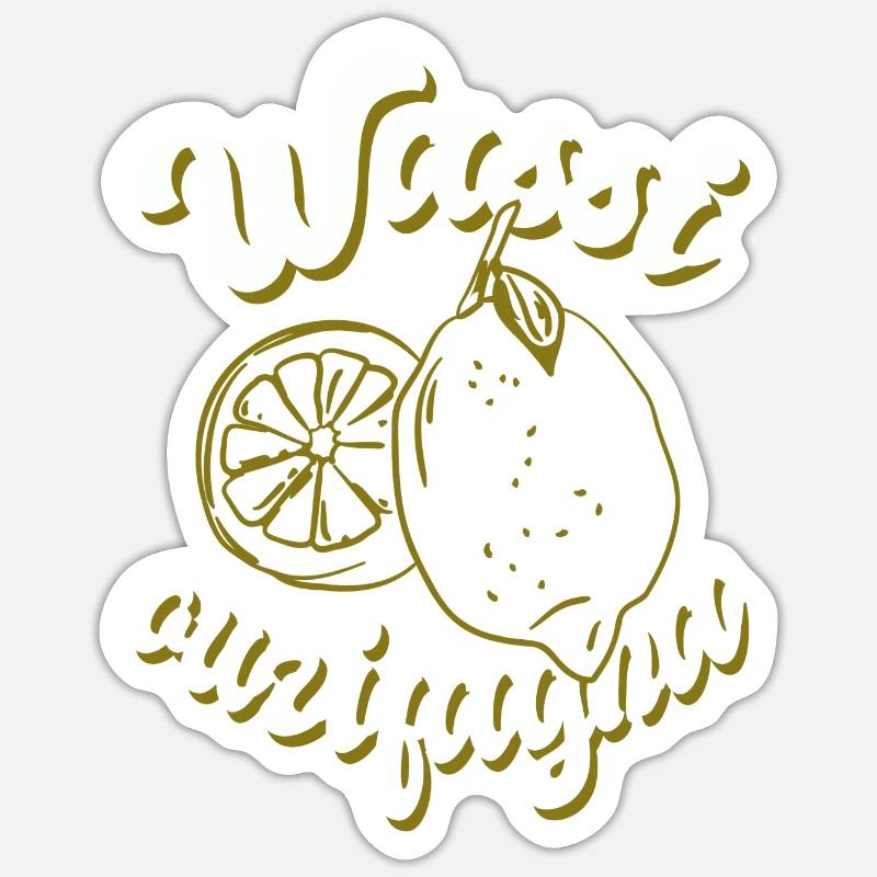 Wassi Ouzifagna - Sticker size S (10 x 10 cm) - white matte