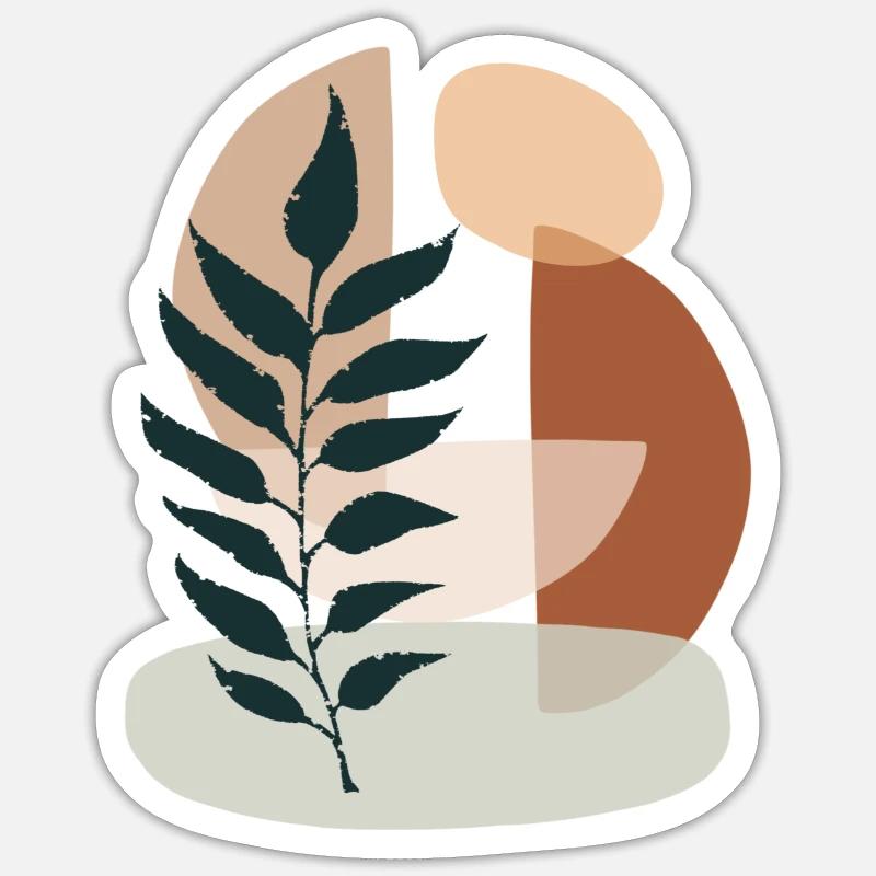 Minimalistic Boho Style Sticker Größe S (10 x 10 cm)