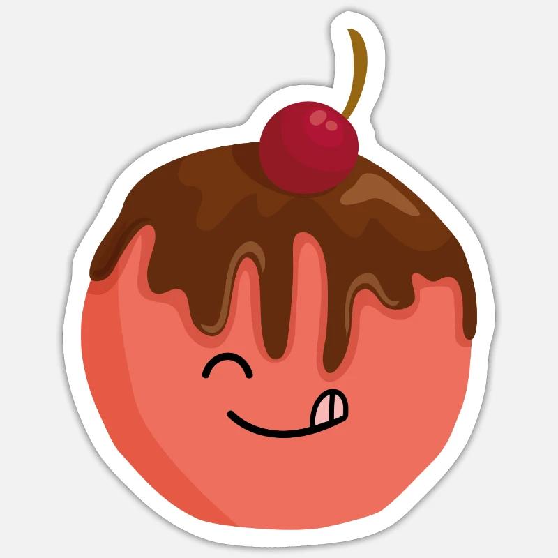 Sommer - Sticker Größe S (10 x 10 cm) - Mattweiß