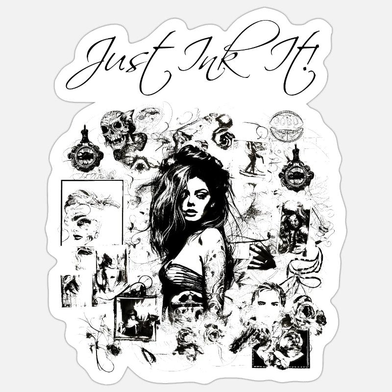 Einfach einfärben! Sticker Größe S (10 x 10 cm)