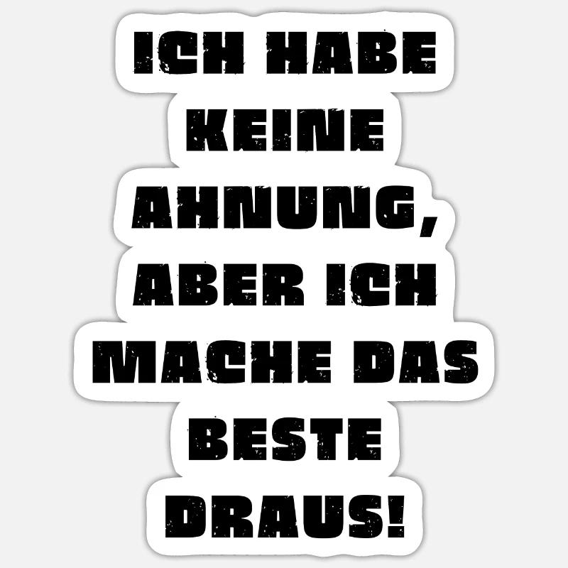 Sticker Größe S (10 x 10 cm) - 