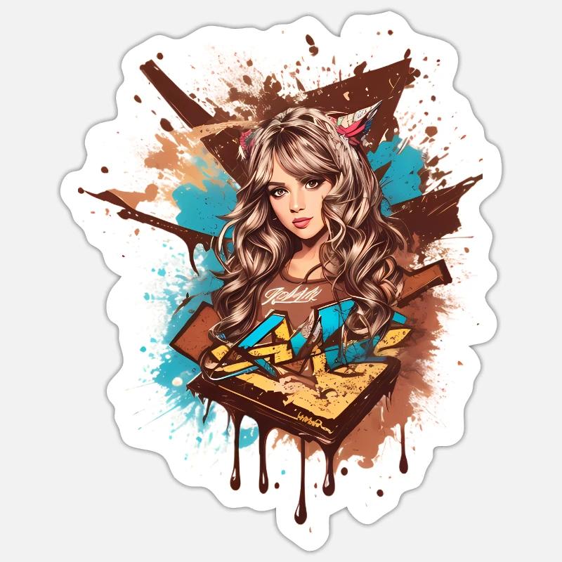 Sticker taille S (10 x 10 cm) - 