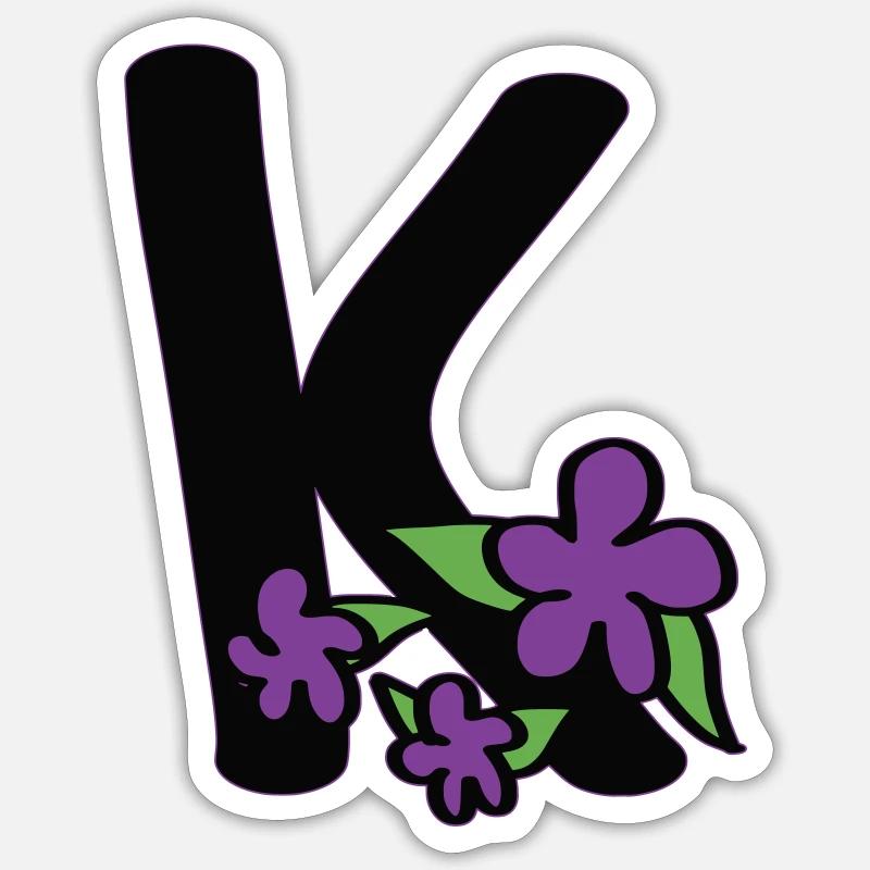 K as in cheeky Sticker size S (10 x 10 cm)