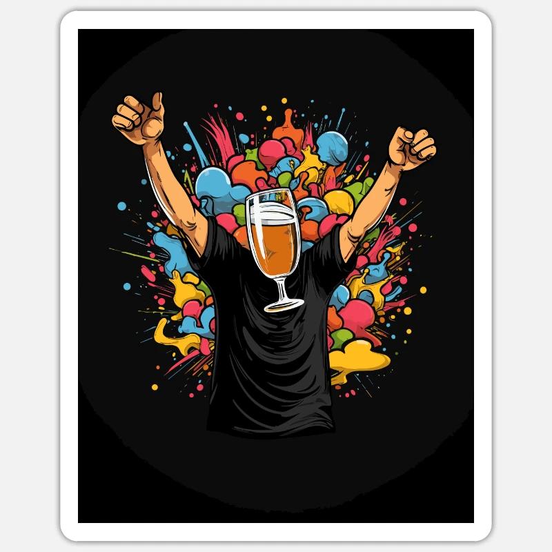 Sticker Größe S (10 x 10 cm) - 