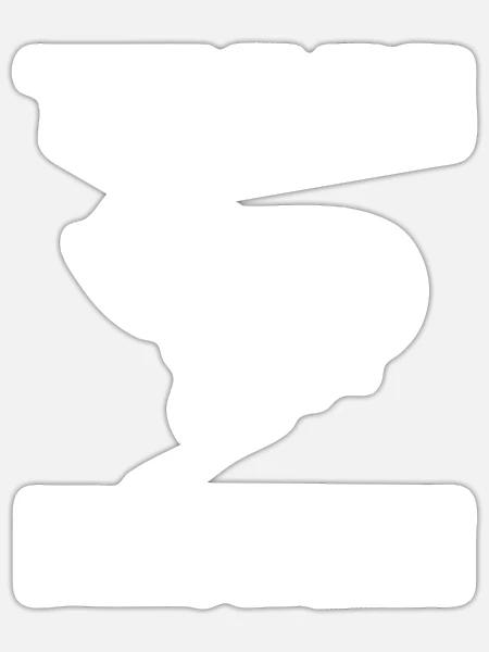 JGA - Sticker Größe S (10 x 10 cm) - Mattweiß
