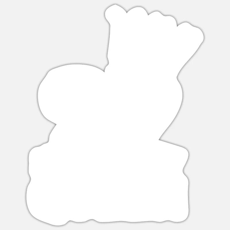 Année 99 - Sticker taille S (10 x 10 cm) - blanc mat