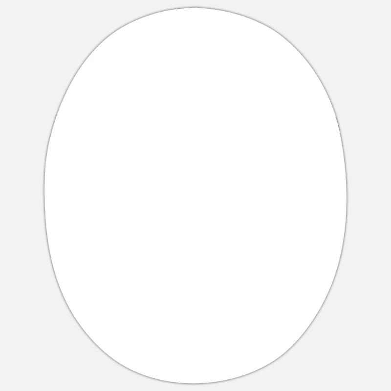 O - Sticker taille S (10 x 10 cm) - blanc mat