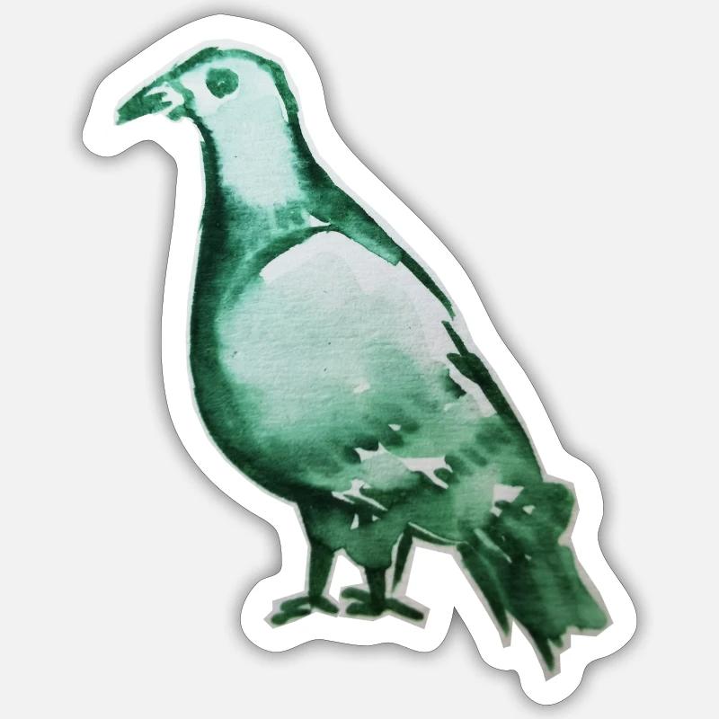 stadttaube Sticker Größe S (10 x 10 cm)