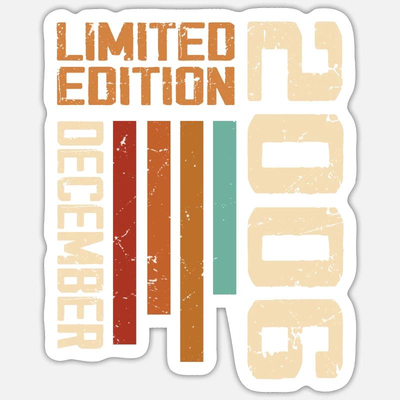 Décembre 2006 - 2006 Décembre - Sticker taille S (10 x 10 cm) - blanc mat