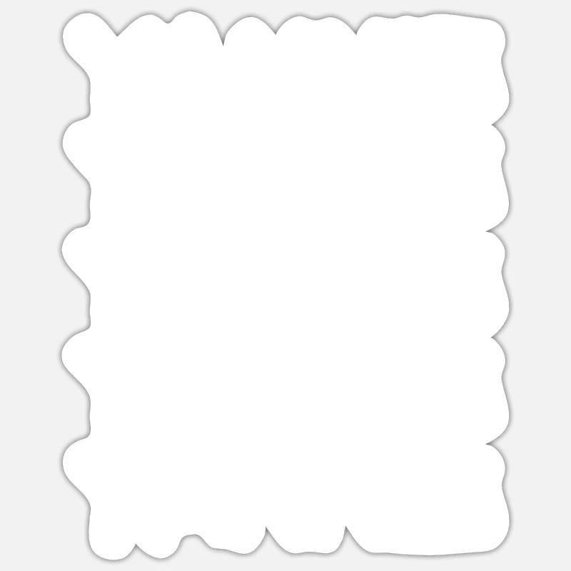 Yannis, célibataire - Sticker taille S (10 x 10 cm) - blanc mat