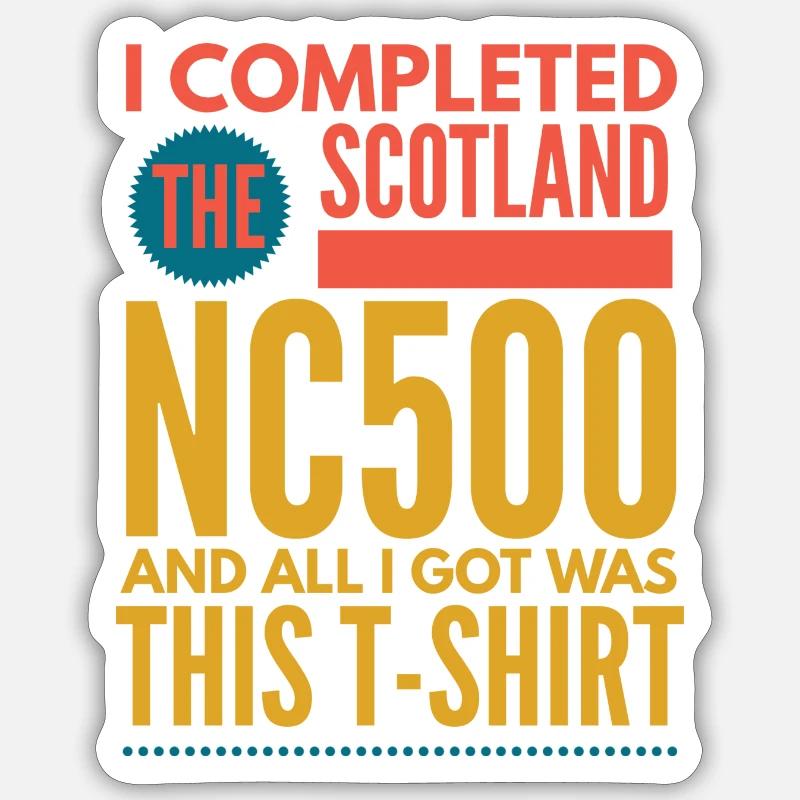 nc500 completed 2 Sticker size S (10 x 10 cm)