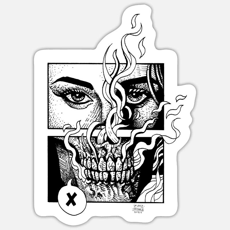 Sticker Größe S (10 x 10 cm) - 