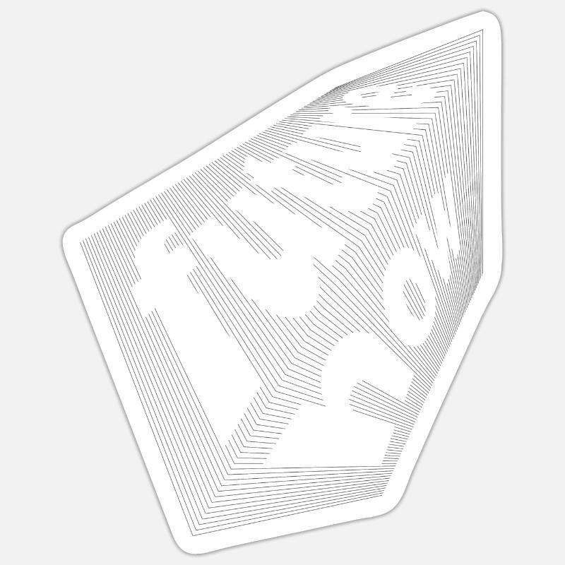 Future Now (3D Typography Edition) Sticker size S (10 x 10 cm)