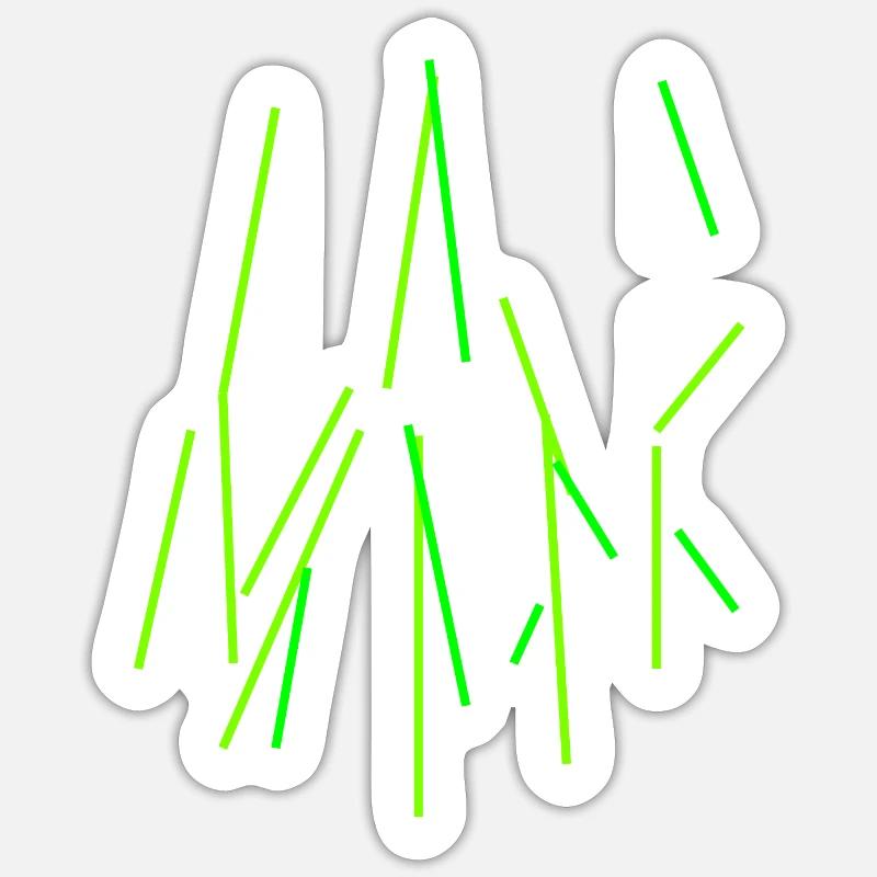 Pattern Modern Minimal - Abstract Sticker size S (10 x 10 cm)