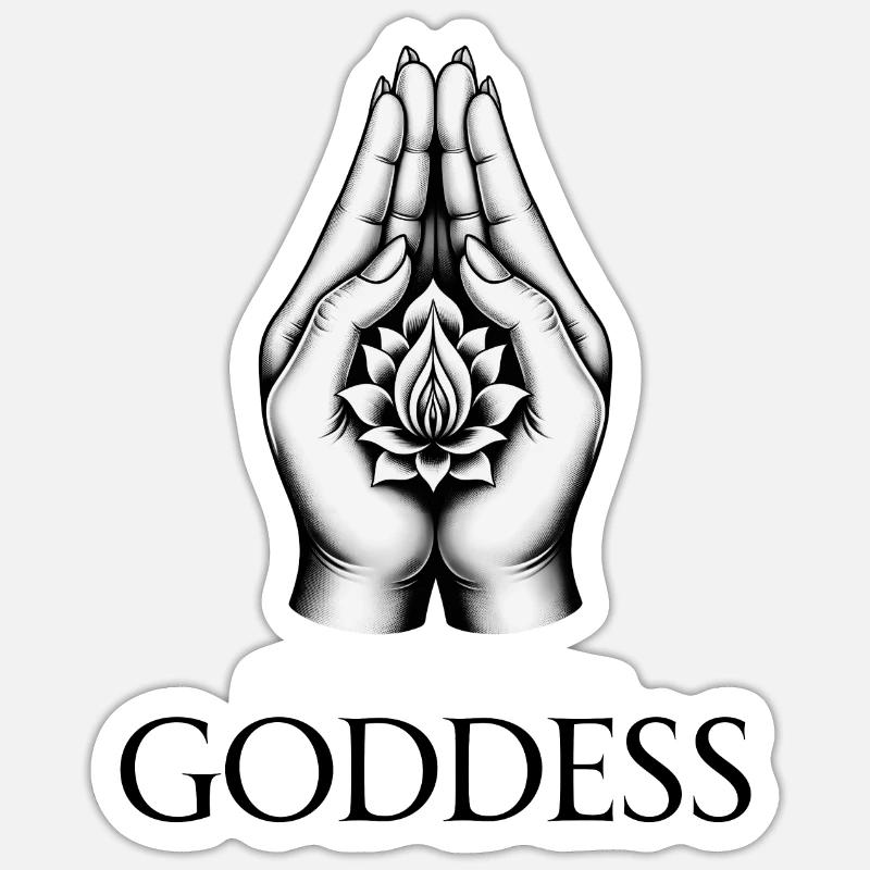 GODDESS (subtitle) #005 Sticker size S (10 x 10 cm)