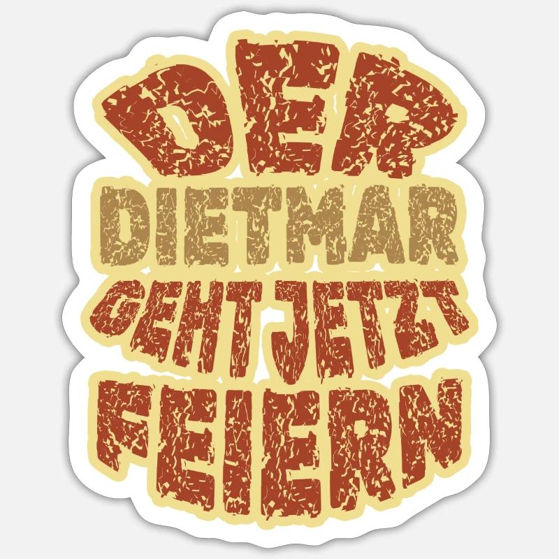 Gift for Dietmar Sticker size S (10 x 10 cm)
