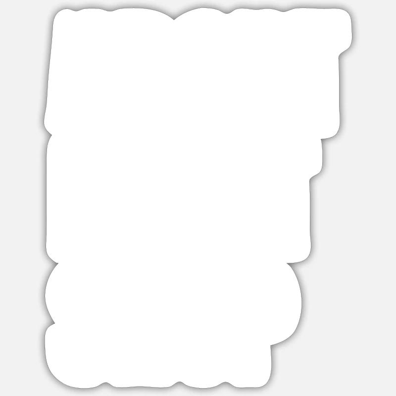 Adoption - Sticker taille S (10 x 10 cm) - blanc mat