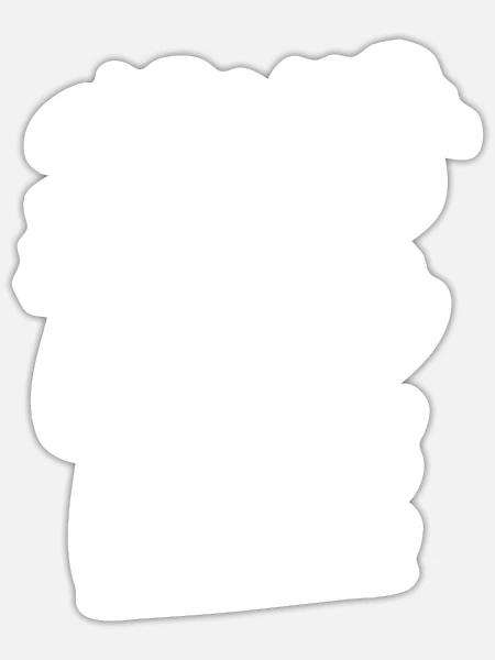 J'suis en roue libre - Sticker taille S (10 x 10 cm) - blanc mat
