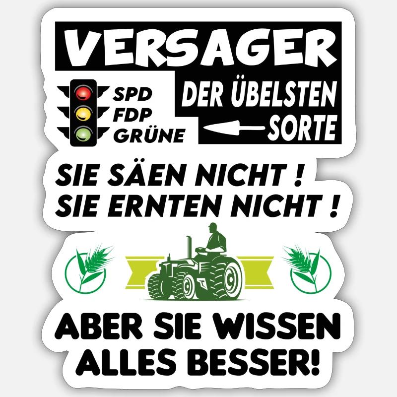 Sticker Größe S (10 x 10 cm) - 