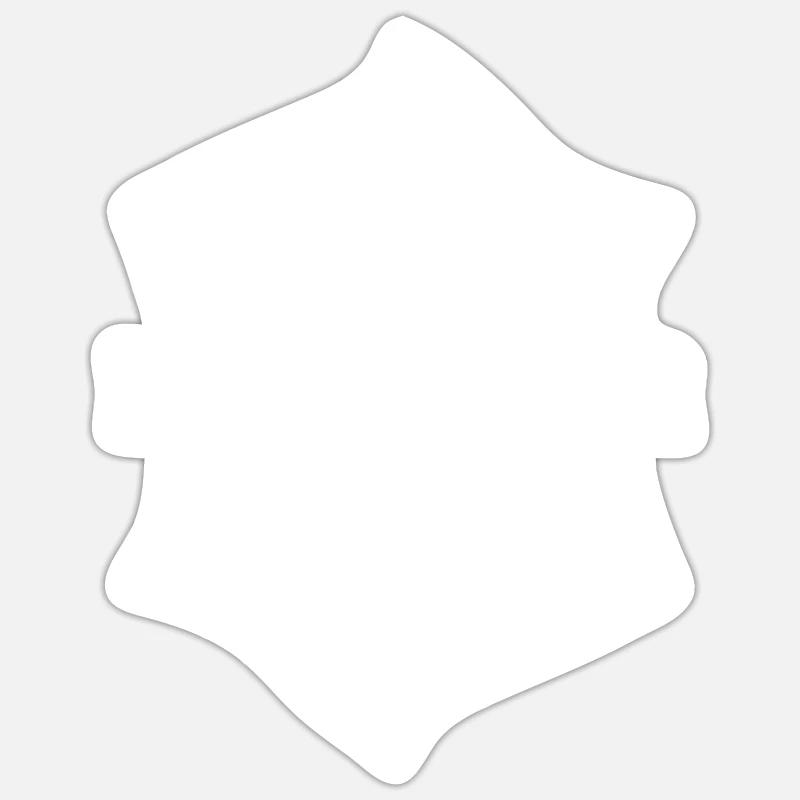 Beruf Fleischer - Sticker Größe S (10 x 10 cm) - Mattweiß