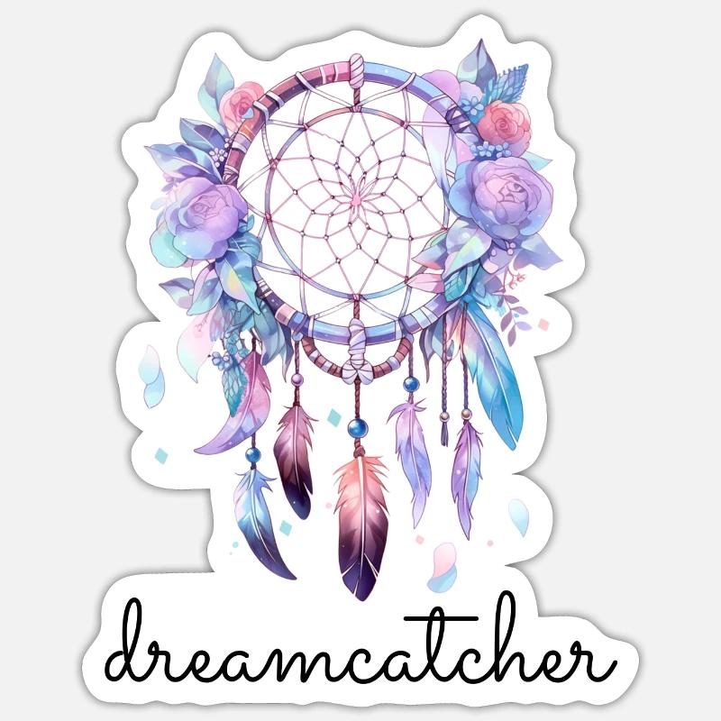 Attrape-rêves Sticker taille S (10 x 10 cm)