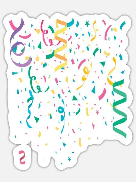Mein Kostüm ist in der Wäsche Karneval Fasching - Sticker Größe S (10 x 10 cm) - Mattweiß
