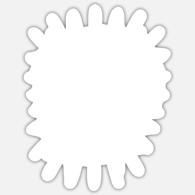 Klub der entkoffeinierten Trinker Sticker Größe S (10 x 10 cm)