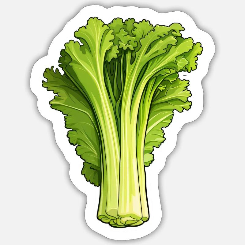 Celery or celery Sticker size S (10 x 10 cm)