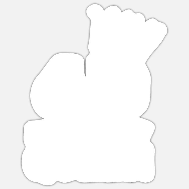 Age 60 - Sticker size S (10 x 10 cm) - white matte