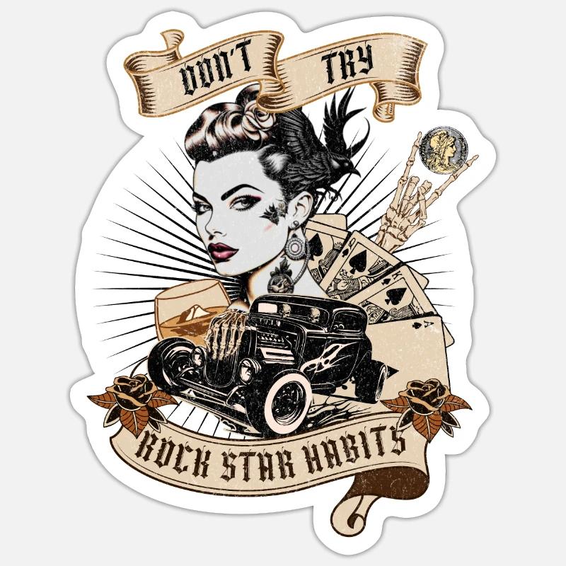 Sticker Größe S (10 x 10 cm) - 