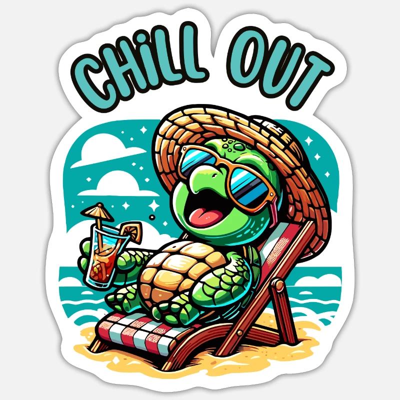 Sticker Größe S (10 x 10 cm) - 