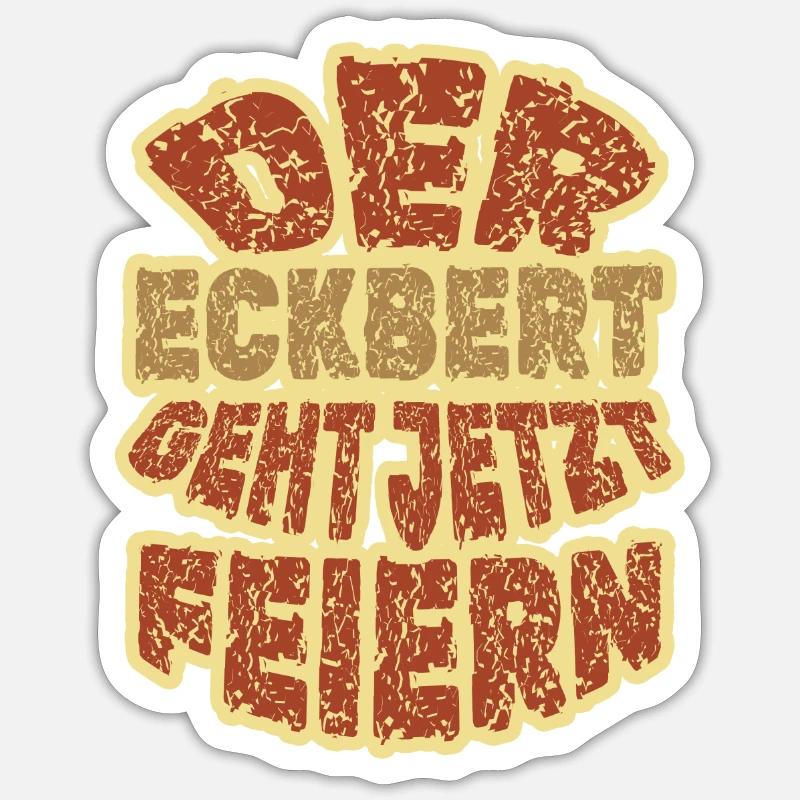 Eckbert Eckbert Sticker taille S (10 x 10 cm)
