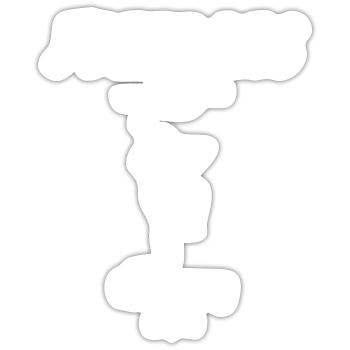 Ich kann kein Chi Gong haben - Sticker Größe S (10 x 10 cm) - Mattweiß - Vorne