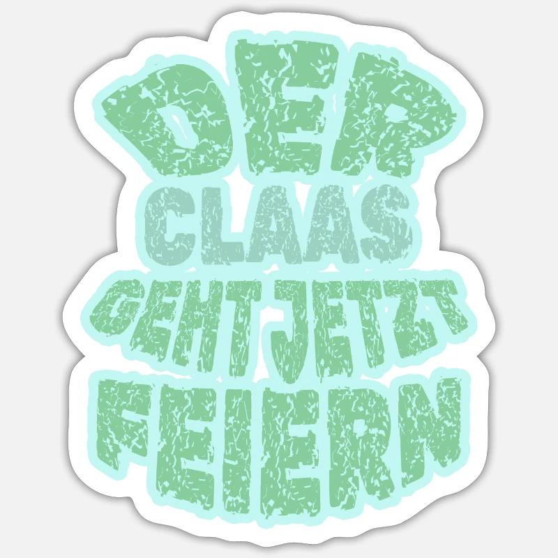 Claas as Claas - Sticker size S (10 x 10 cm) - white matte