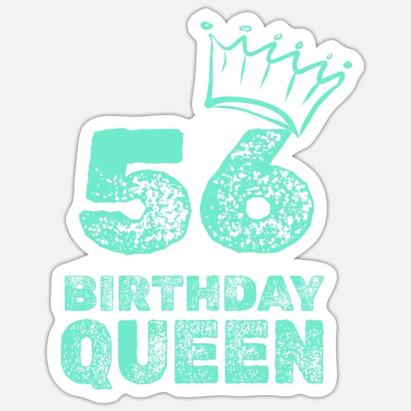 56 - Sticker size S (10 x 10 cm) - white matte