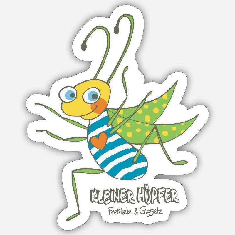 Petit houblon - Sticker taille S (10 x 10 cm) - blanc mat