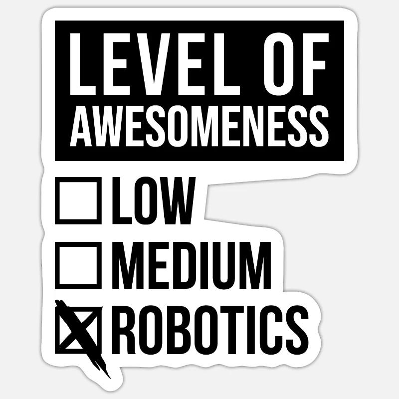Robotics Sticker size S (10 x 10 cm)
