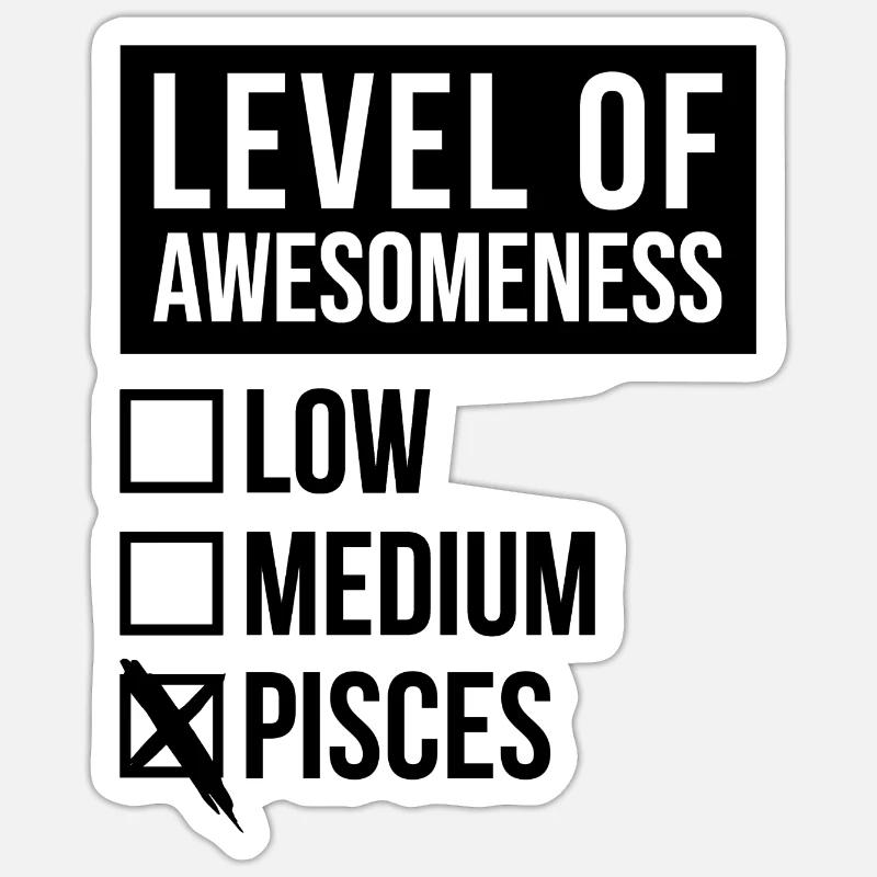 Pisces Sticker size S (10 x 10 cm)