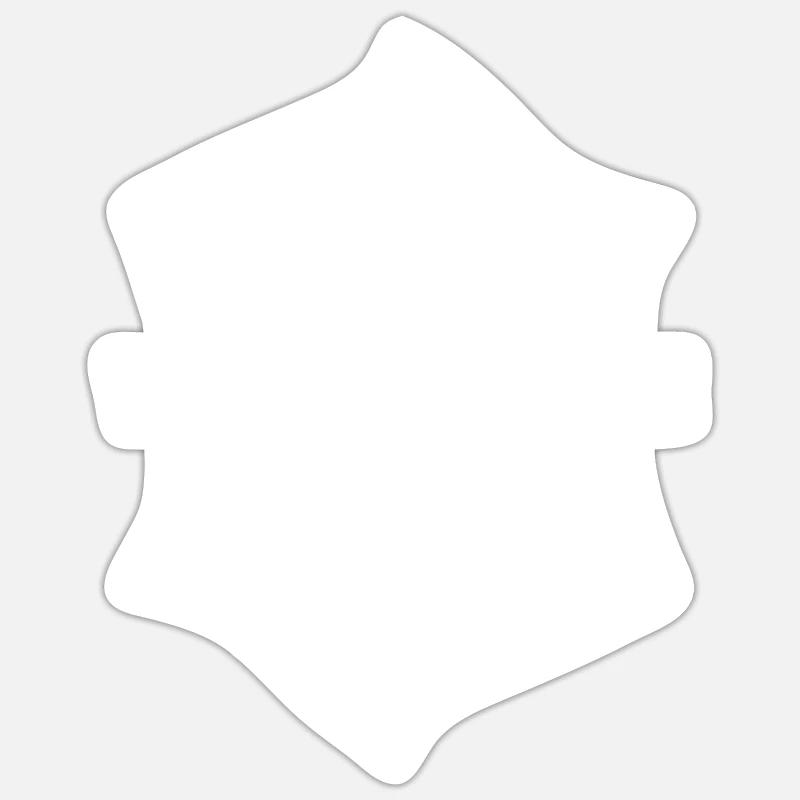Cadeau pour Assistant - Sticker taille S (10 x 10 cm) - blanc mat