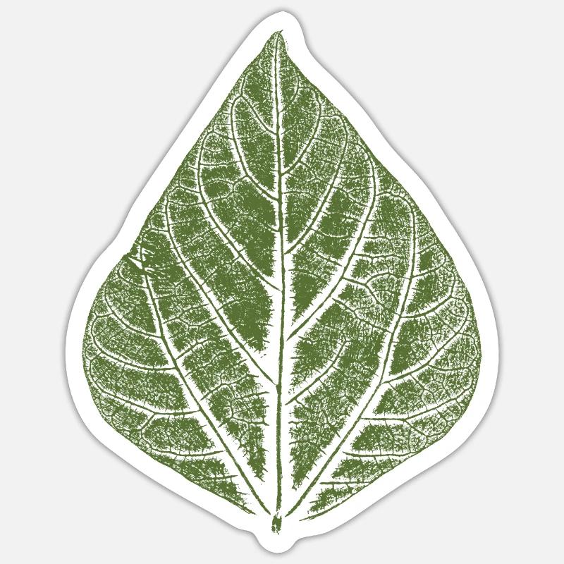 Leaf Bean Sticker size S (10 x 10 cm)