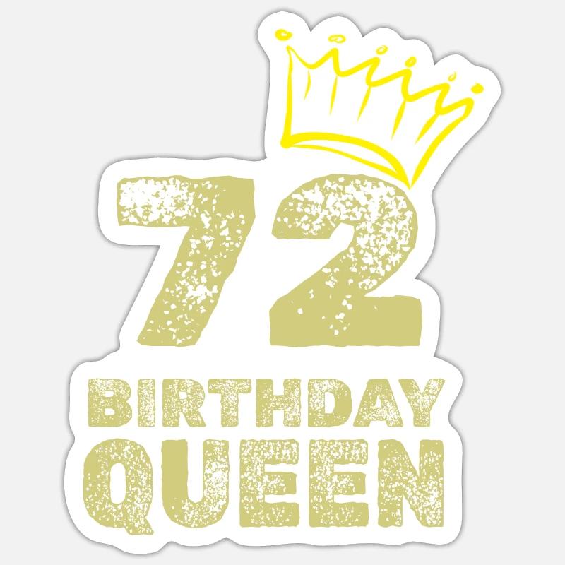 72 - Sticker taille S (10 x 10 cm) - blanc mat
