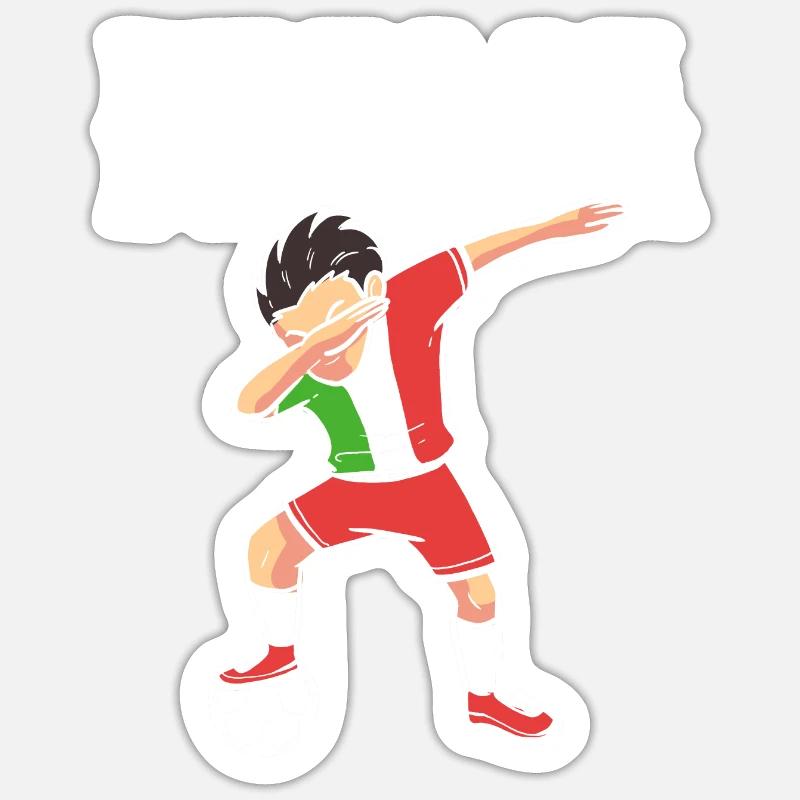 Italia - Sticker Größe S (10 x 10 cm) - Mattweiß