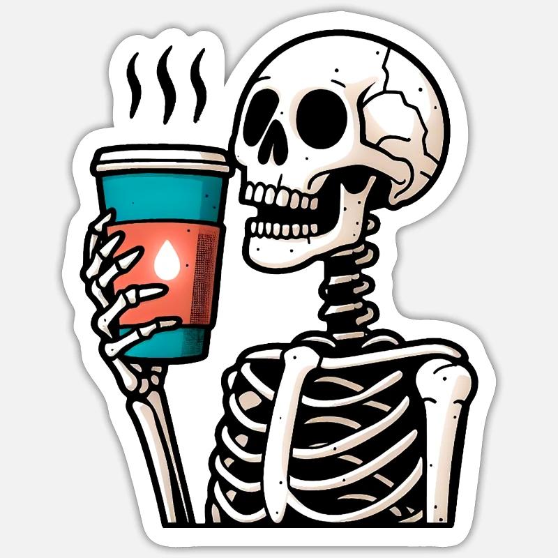 Caffé Os Tea Sticker size S (10 x 10 cm)