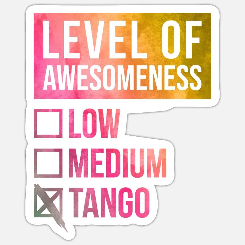 tango Sticker taille S (10 x 10 cm)